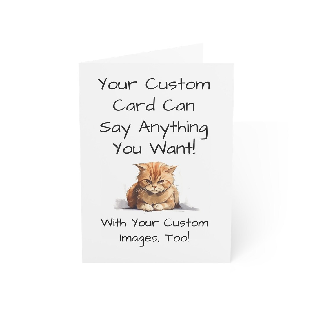 Custom Greeting Cards Build Your Own Greeting Card Personalized