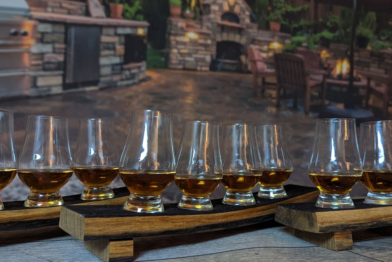 Reclaimed Barrel-Aged Whiskey Flight Crafted Tasting Experience Sustainable & Unique Whiskey Sampling from Aged Barrels Gift for Dad image 5