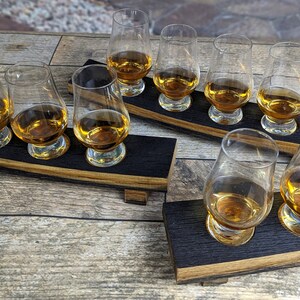 Reclaimed Barrel-Aged Whiskey Flight Crafted Tasting Experience Sustainable & Unique Whiskey Sampling from Aged Barrels Gift for Dad image 4