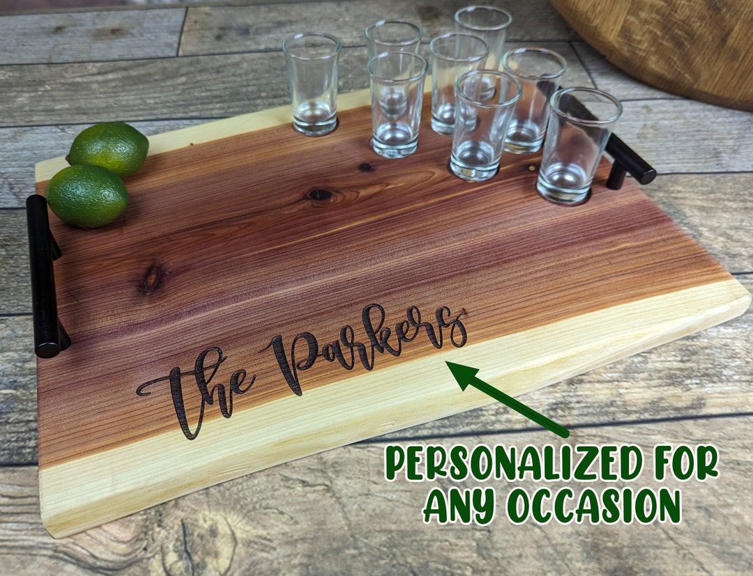 Personalized Tequila Shot Flight, Charcuterie Board, Tequila Board