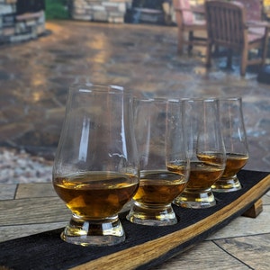 Reclaimed Barrel-Aged Whiskey Flight Crafted Tasting Experience Sustainable & Unique Whiskey Sampling from Aged Barrels Gift for Dad image 2