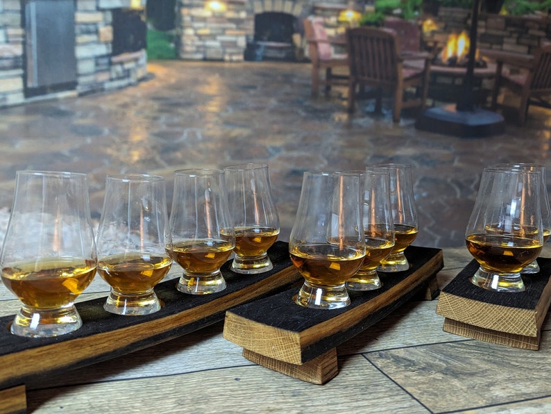 Reclaimed Barrel-Aged Whiskey Flight Crafted Tasting Experience Sustainable & Unique Whiskey Sampling from Aged Barrels Gift for Dad image 7