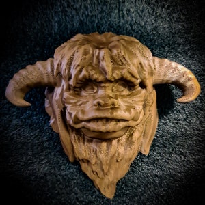 Copper Effect Wall Mountable Ludo Bust from the movie Labyrinth David Bowie