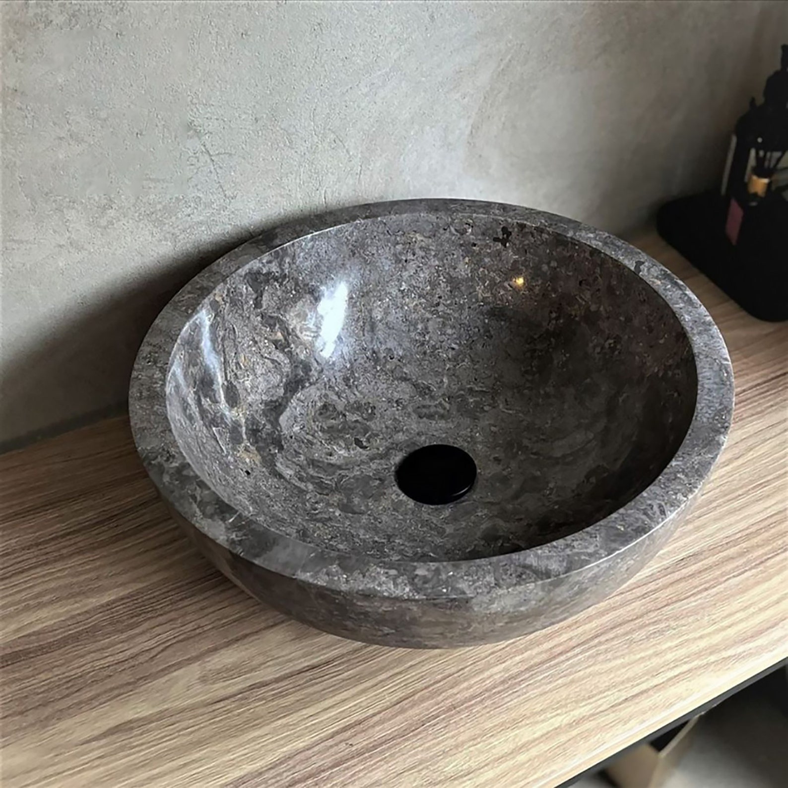 Round Marble Sink Marble Sink Countertop Strong Marble Sink Etsy