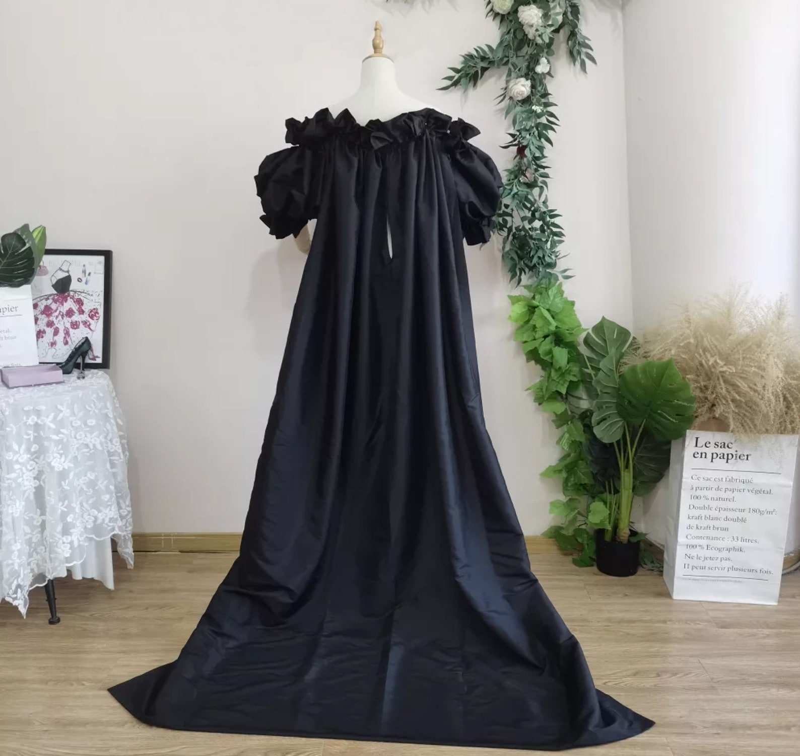 Ruched Pleated Puff Bridal Cape - Etsy