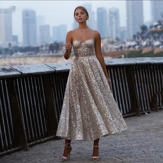 Wrapped knot back sleeveless sequin on sale party dress