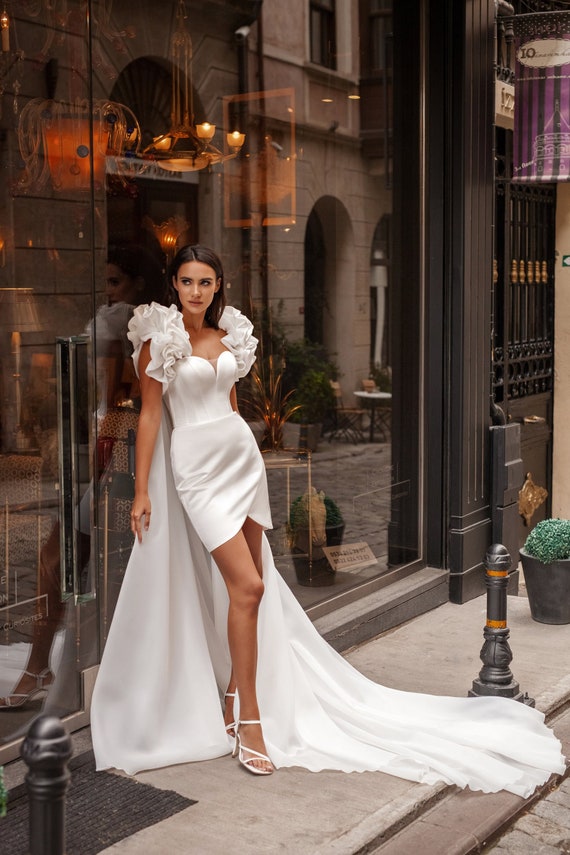 Pleated bodice cheap dress