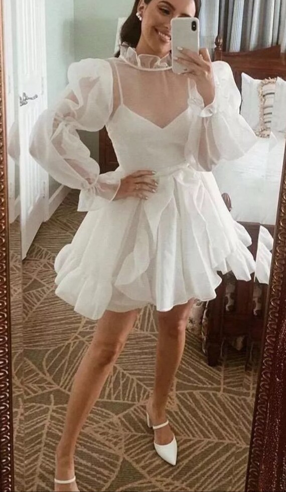 Vestido corto vintage para ocasiones especiales Etsy Espa a