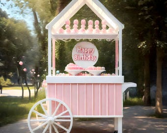 Candy cart plans, 25 x60”,  step-by-step instructions, digital download, PDF FILE