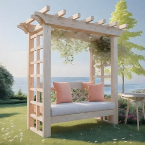 Arbor Bench DIY Plans - Digital Download