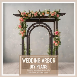Wedding Arbor- DIY Modern Arbor- Digital Download