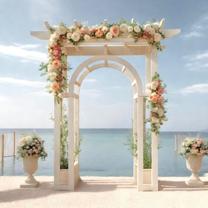 Wedding Arbor- DIY Modern Arbor- Digital Download