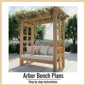 Arbor Bench DIY Pläne - Digital Download