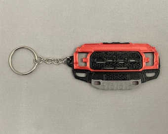 17 18 19 20 2017 2018 2019 2020 Ford F-150 Raptor SVT Keychain - Rapid/Ruby Red