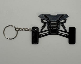 19 20 21 2019 2020 2021 Honda Talon Keychain - Metallic Grey
