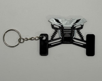 19 20 21 2019 2020 2021 Honda Talon Keychain - Pearl White