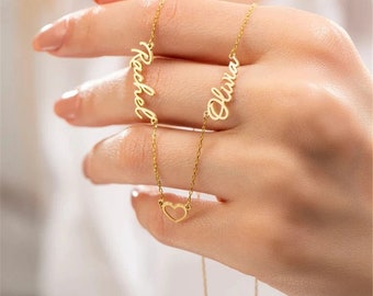 Buy Couple Name Necklace Online In 