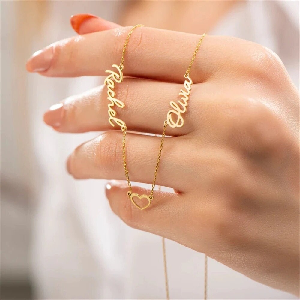 Buy Couple Name Necklace Online In 