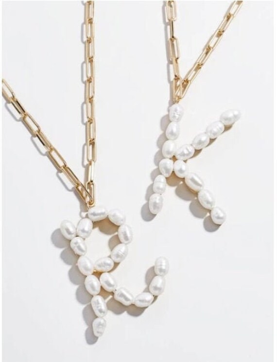 Fresh Water Pearl Initial Letter 