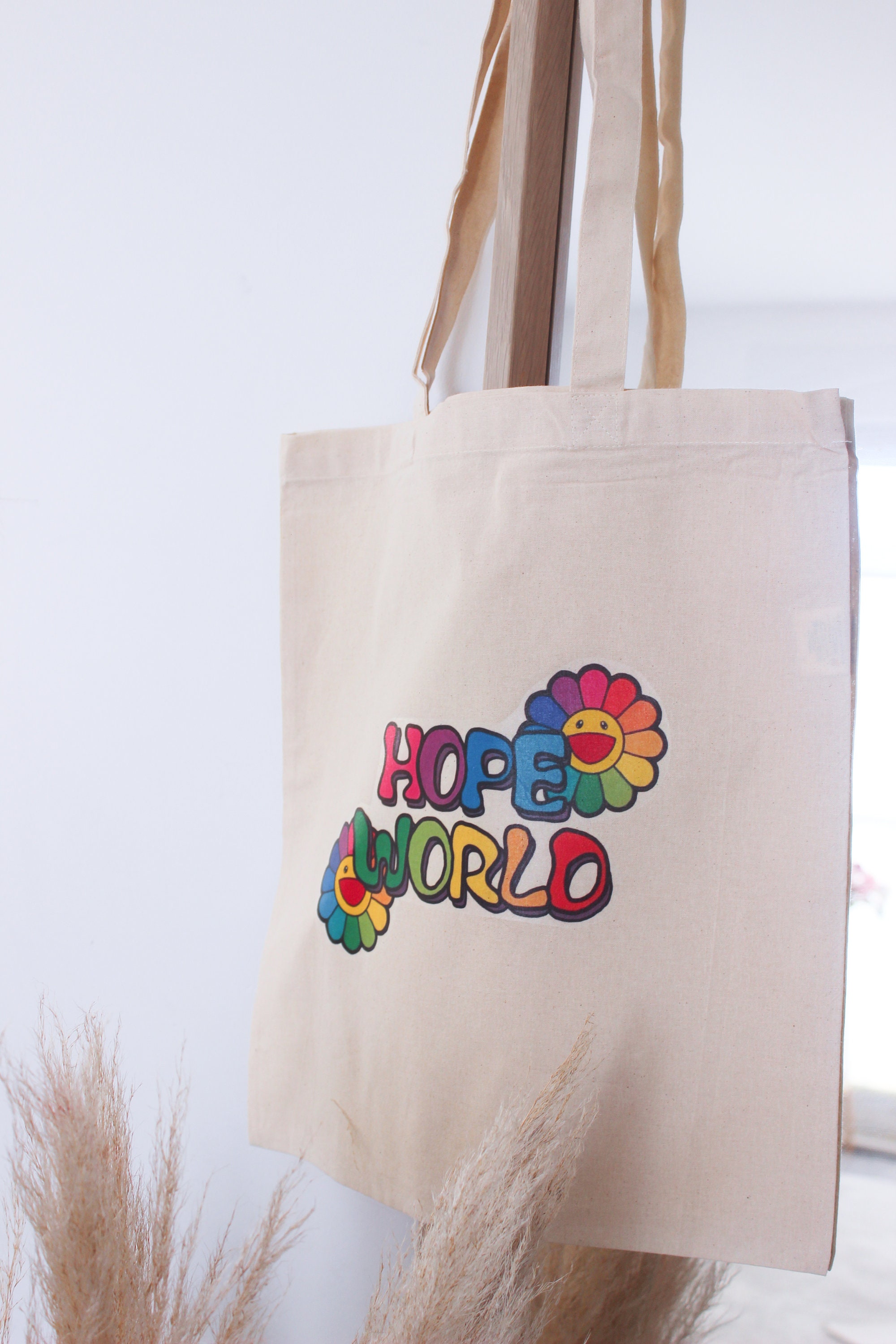 Hope World Tote Bag Removable Beaded Chain BTS J-hope Hobi 