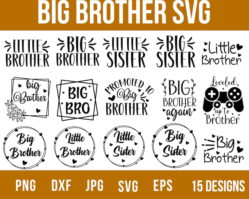 Promoted to big brother svg,big brother svg,big bro svg,big brother cut file,little brother svg, siblings svg,promoted brother svg,gamer svg image 1