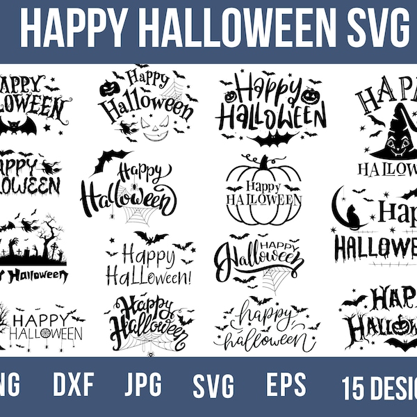 Happy Halloween Svg, Halloween Bat Svg, Halloween Svg, Halloween Ghost Svg, Halloween Tombstone, Happy Halloween Svg, Halloween Skeleton Svg