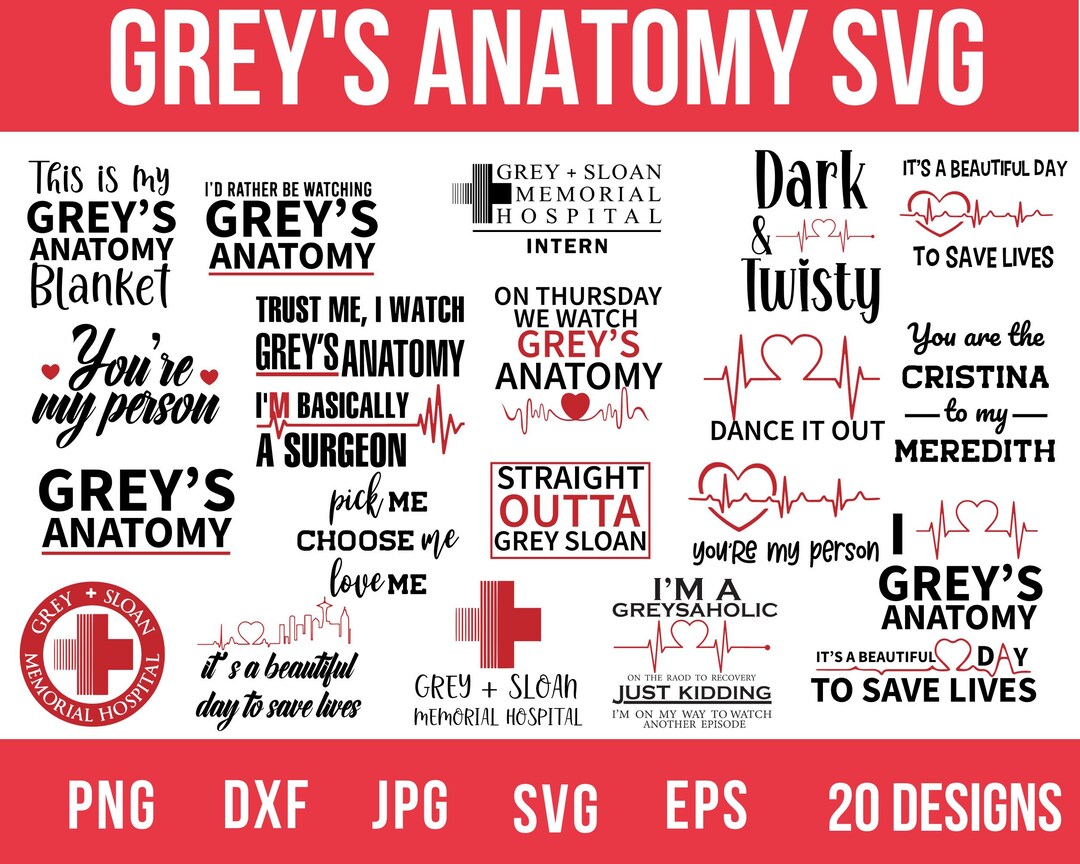 Greys Anatomy Svg,anatomy Png,greys Anatomy Stickers,anatomy Svg,greys ...