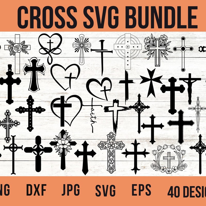 Cross Svg - Etsy