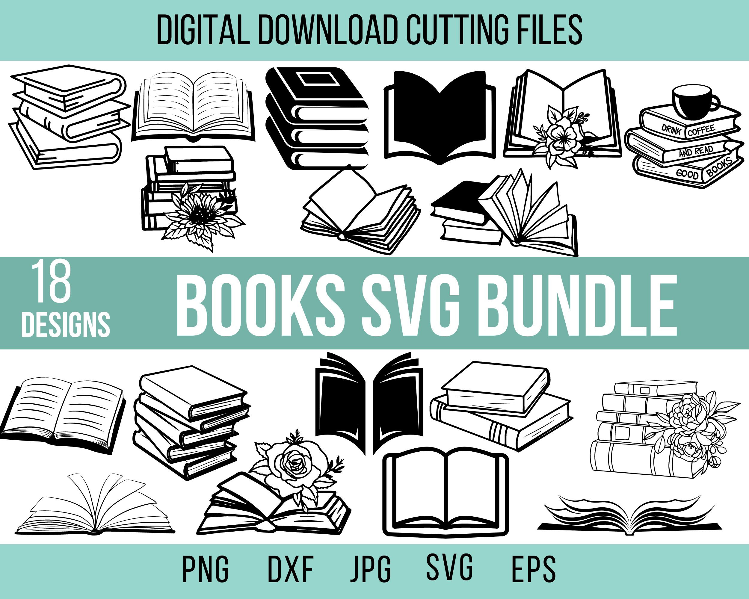 Open book svg, book clipart, books svg, school svg, school c - Inspire  Uplift