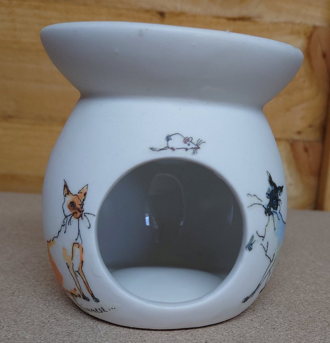 Beautiful Handmade Decoupaged Mixed Cats Candle/wax Burner Etsy UK