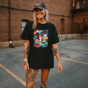 Unity Justice Peace, Equality Movement Design, Graphic Tee, Activist Gift Black