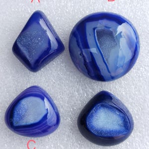 Good Quality Natural Agate Druzy Black Banded Agate Stone Dyed Window Druzy Semi Precious Gemstone Handmade Druzy Black Banded Agate Stone