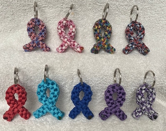 Awareness Ribbon Keychain