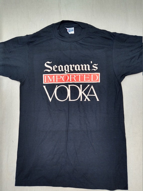 Vintage Tee Seagram Imported Vodka | Hanes Fifty … - image 8