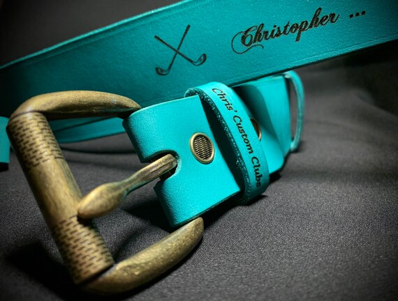 Genuine Turquoise Handmade Leather Belt s-l1200.jpg main image 2