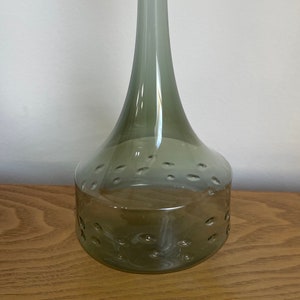 Vintage glass vase, Lauscha, handcrafted Germany