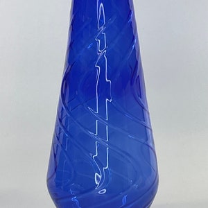 Vintage glass vase, Lauscha, handcrafted Germany