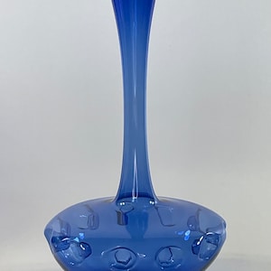 Vintage glass vase, Lauscha, handcrafted Germany