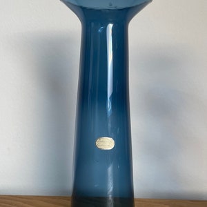 Vintage glass vase, Lauscha, handcrafted Germany