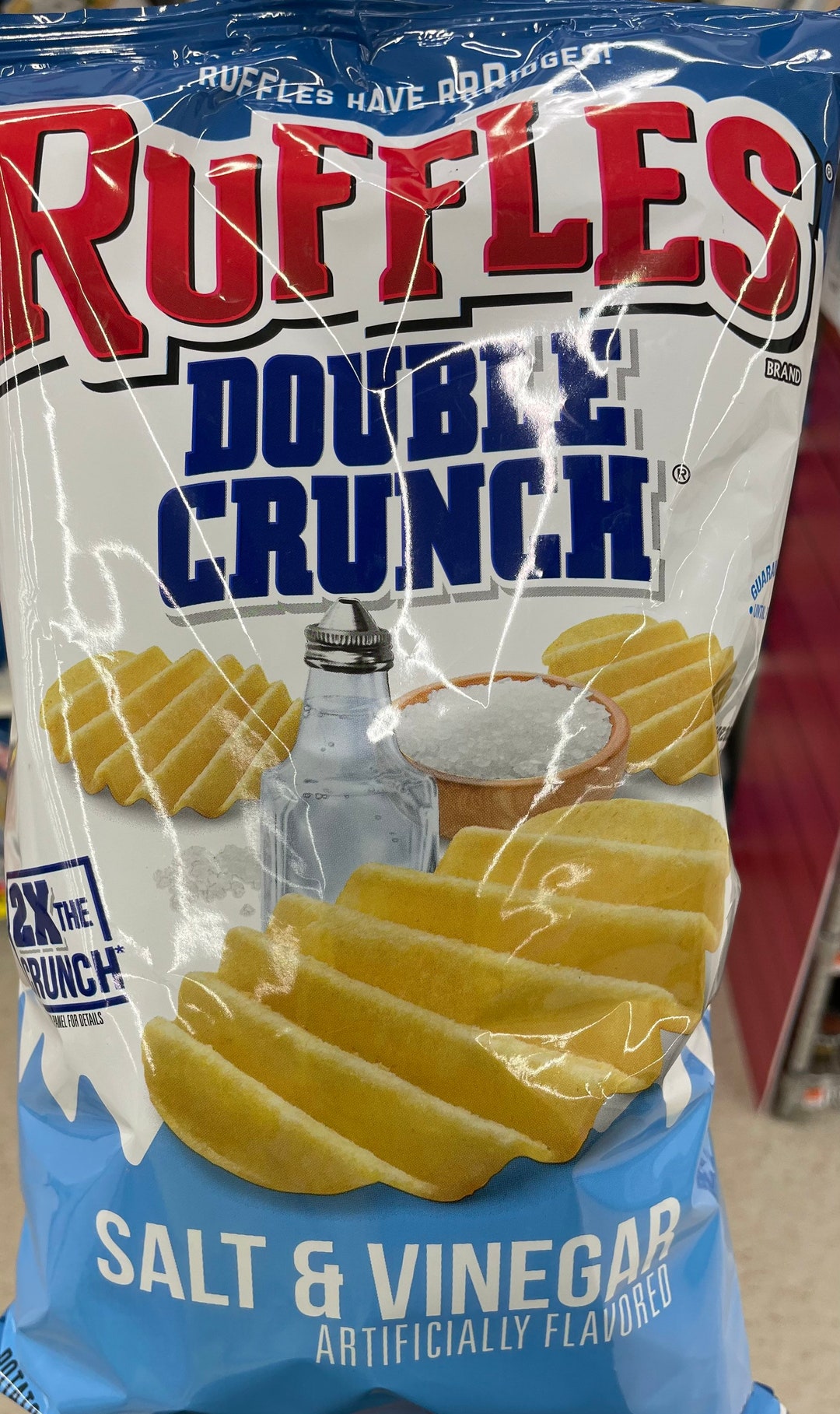 Ruffles Double Crunch Salt & Vinegar Chips Etsy