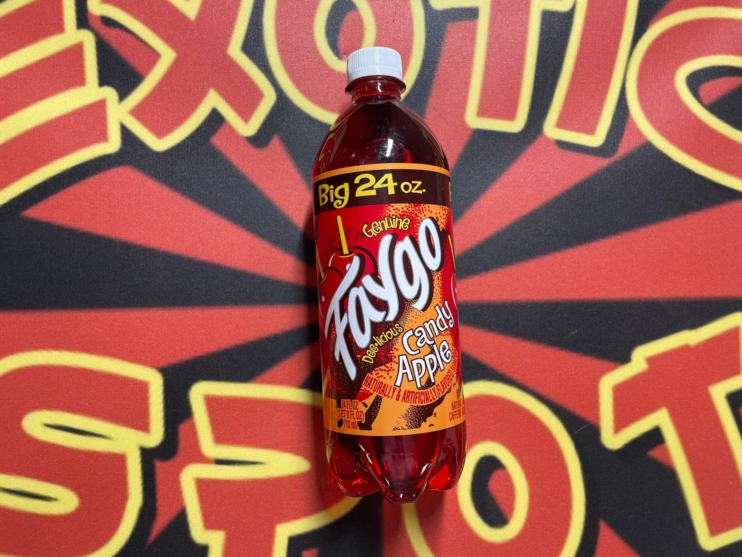 Faygo Candy Apple Soda 24oz Etsy