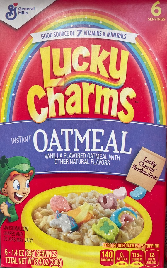 Lucky Charms Oatmeal Etsy