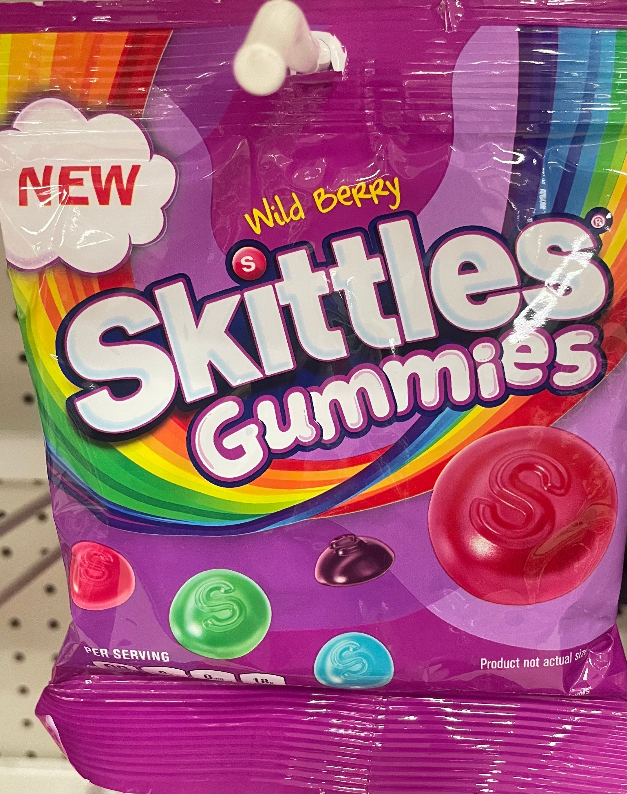 Skittles Gummies Wild Berry Flavor Etsy Australia