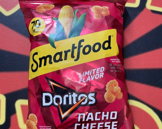 Smartfood Doritos Nacho Cheese Popcorn Etsy