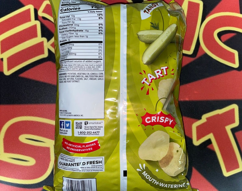 Lays Dill Pickle Flavor Party Size Etsy
