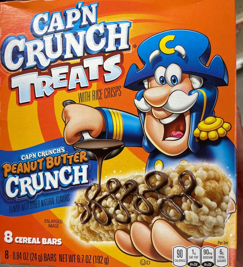Capn Crunch Treats Peanut Butter Crunch Etsy