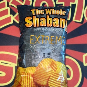 The Whole Shabang Extreme Super Seasoned Snacks with a bonus kick of heat