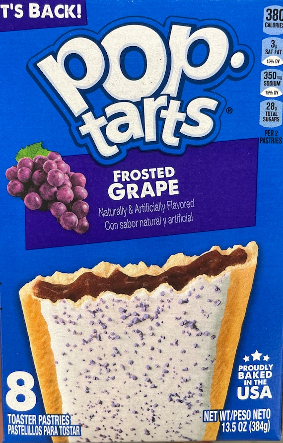 Pop Tarts Frosted Grape Flavor Etsy