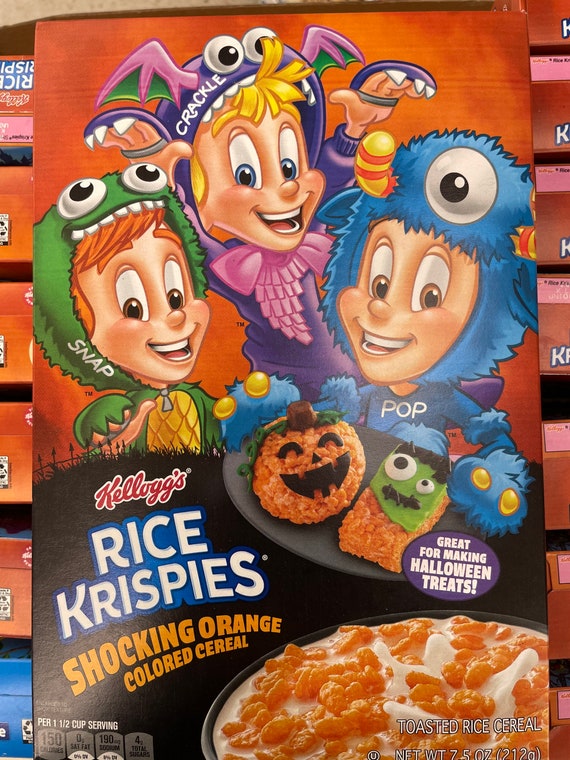 Rice Krispies Shocking Orange Colored Cereal - Etsy