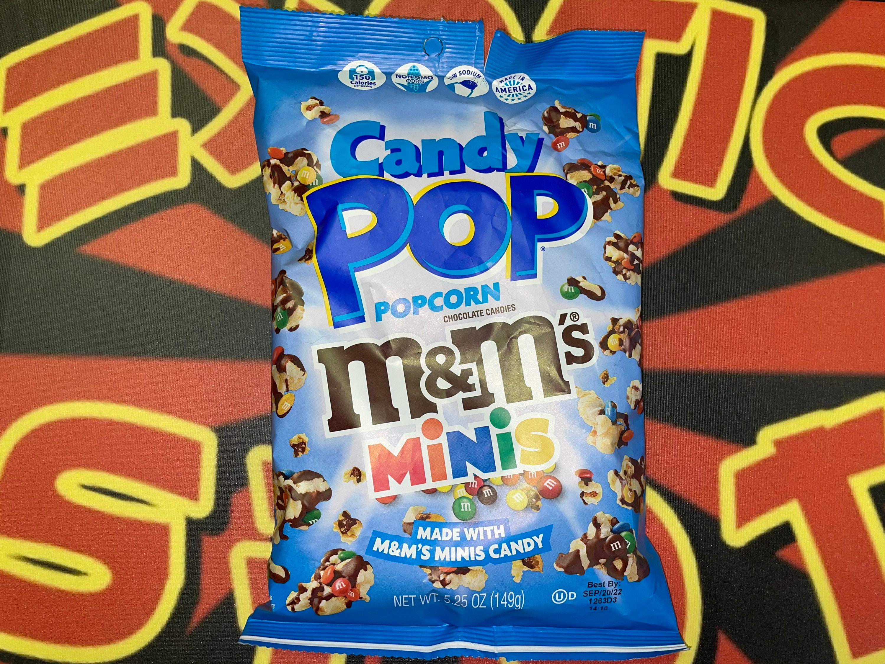 m&m candy pop